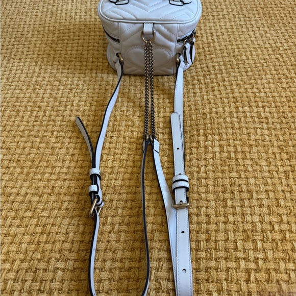 Gucci Cream Quilted GG Backpack - Picture 10 of 10